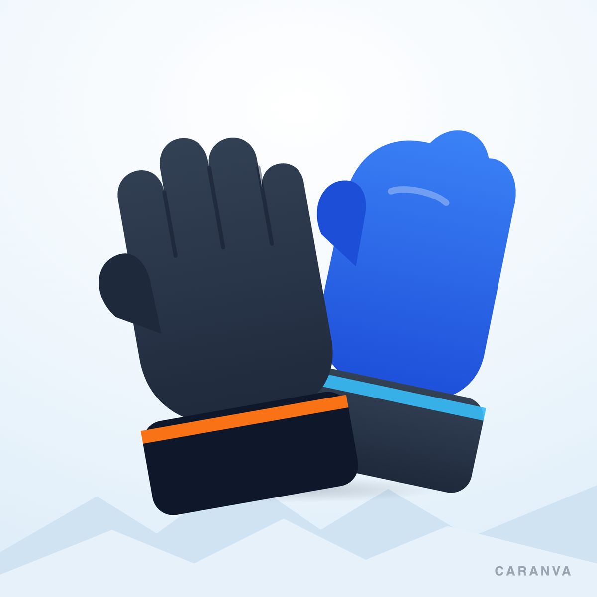 Guantes de esquí de alquiler en Encamp