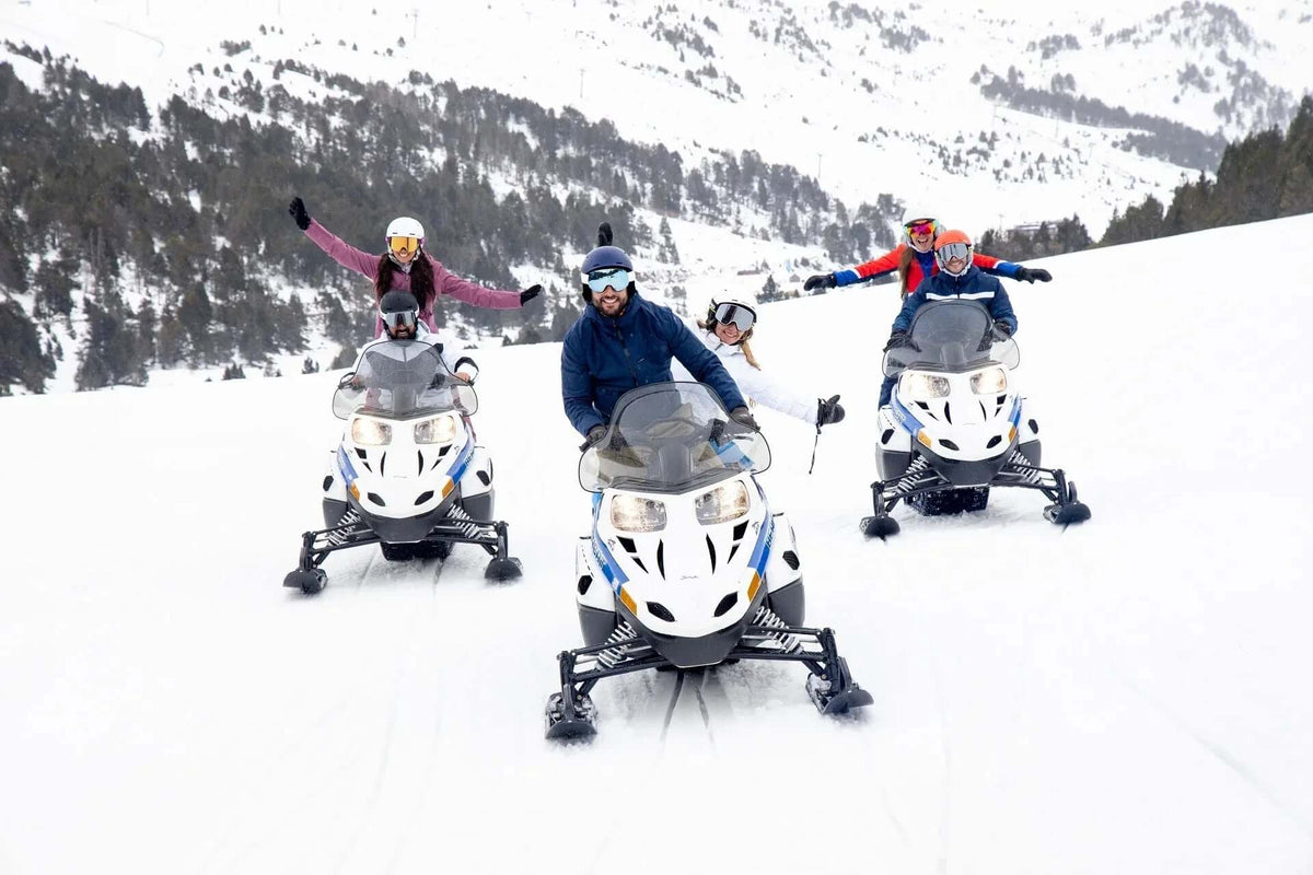 Moto da Neve GrandValira Andorra | Escursione con Motoslitte Grau Roig