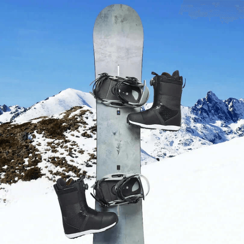 Snowboard con scarponi e attacchi – pacchetto snowboard intermedio, noleggio sci a Val Thorens