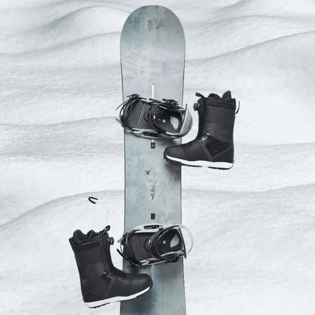 Noleggio snowboard a San Juan: tavola e scarponi
