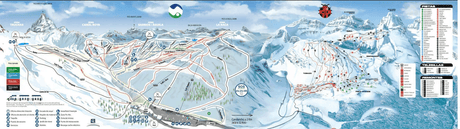 Mappa delle piste Astún